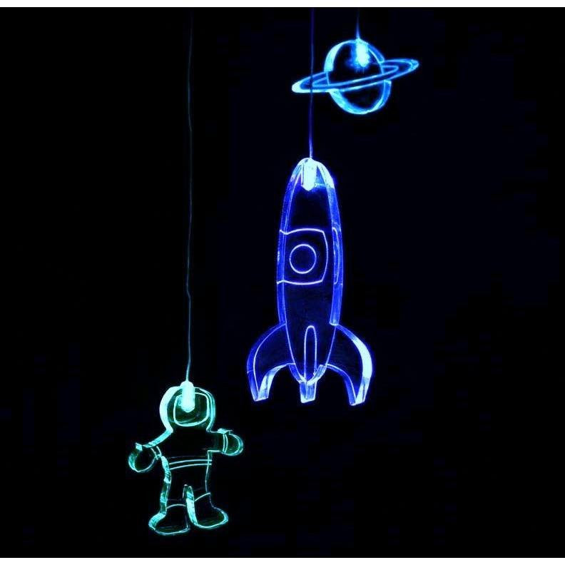 Mobile Spaceman w Timer Mobiles Delight Decor House Of Little Dreams